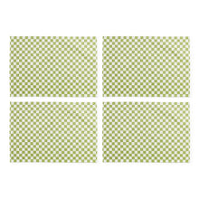 Cargar imagen en el visor de la galería, Green Check Placemat, Set of 4