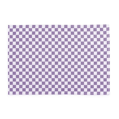 Plum Check Placemat, Set of 4