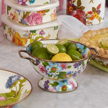Cargar imagen en el visor de la galería, White Flower Market Small Colander
