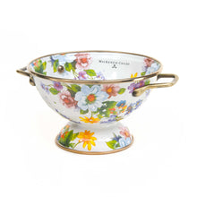 Cargar imagen en el visor de la galería, White Flower Market Small Colander