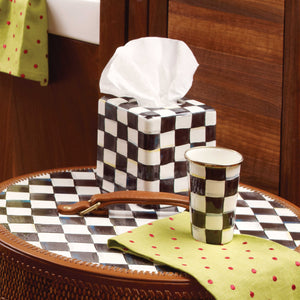 Courtly Check Boutique Tissue Box Cover