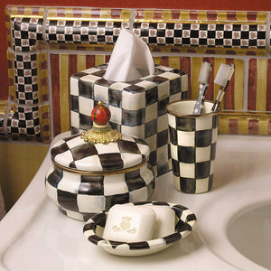 Courtly Check Boutique Tissue Box Cover