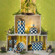 Cargar imagen en el visor de la galería, Royal Check Enamel Napkin Holder