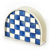 Cargar imagen en el visor de la galería, Royal Check Enamel Napkin Holder