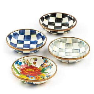 Royal Check Enamel Dipping Bowl