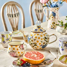 Cargar imagen en el visor de la galería, Wildflowers Enamel High Tea - Yellow