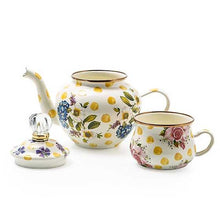 Cargar imagen en el visor de la galería, Wildflowers Enamel High Tea - Yellow