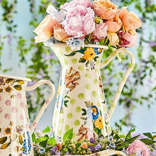 Cargar imagen en el visor de la galería, Wildflowers Enamel Large Practical Pitcher - Green