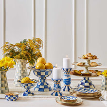 Cargar imagen en el visor de la galería, Royal Check Enamel Compote - Large