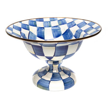 Cargar imagen en el visor de la galería, Royal Check Enamel Compote - Large