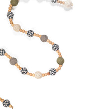 Cargar imagen en el visor de la galería, Farmhouse Beaded Ball Garland - Set of 2