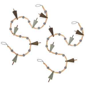 Farmhouse Felt Tree Garland - Set of 2