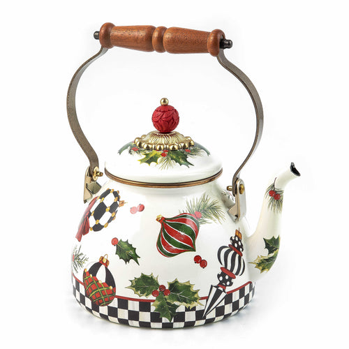 Deck the Halls Tea Kettle - 2 Quart
