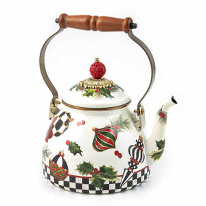 Deck the Halls Tea Kettle - 2 Quart