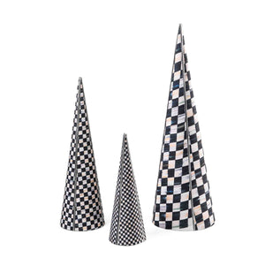 Courtly Cone Trees - Set of 3