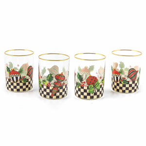 Deck the Halls Tumbler - Set of 4