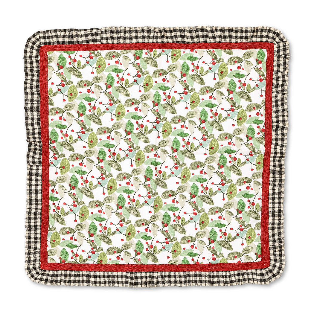 Holly Ruffle Napkin