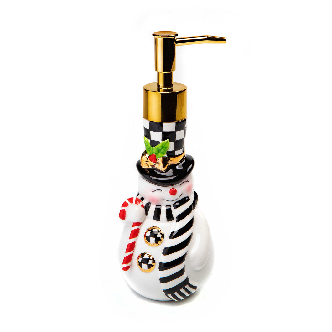 Nostalgia Snowman Soap Dispenser