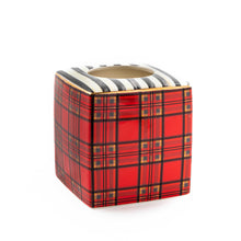 Cargar imagen en el visor de la galería, Tartan Boutique Tissue Cover - Red