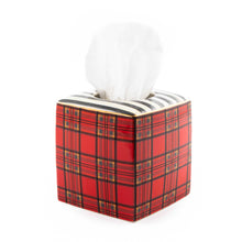 Cargar imagen en el visor de la galería, Tartan Boutique Tissue Cover - Red