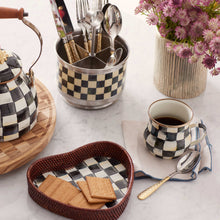 Cargar imagen en el visor de la galería, Supper Club Flatware Caddy - Courtly Check