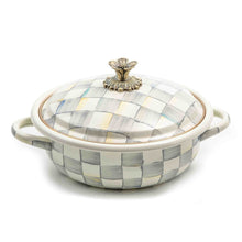 Cargar imagen en el visor de la galería, Sterling Check Enamel Casserbole - Medium