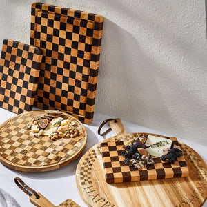 Check Cheese Board Set