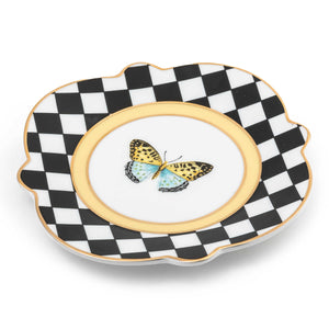 Butterfly Toile Bread and Butter Plate