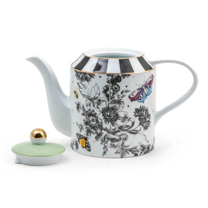 Butterfly Toile Teapot