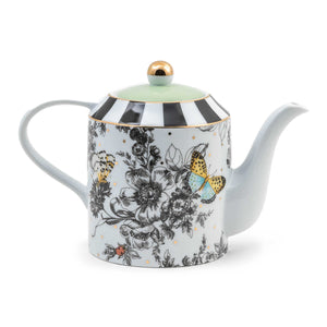 Butterfly Toile Teapot