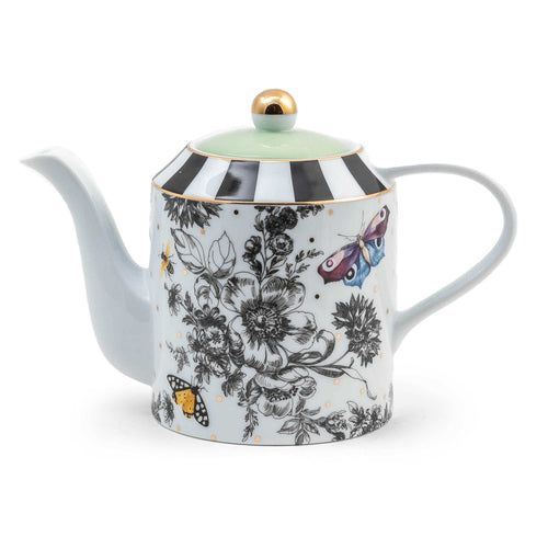 Butterfly Toile Teapot