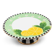 Cargar imagen en el visor de la galería, Lemon Large Pedestal Platter