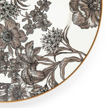 Cargar imagen en el visor de la galería, Sterling English Garden Enamel Charger/Plate