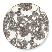 Cargar imagen en el visor de la galería, Sterling English Garden Enamel Charger/Plate