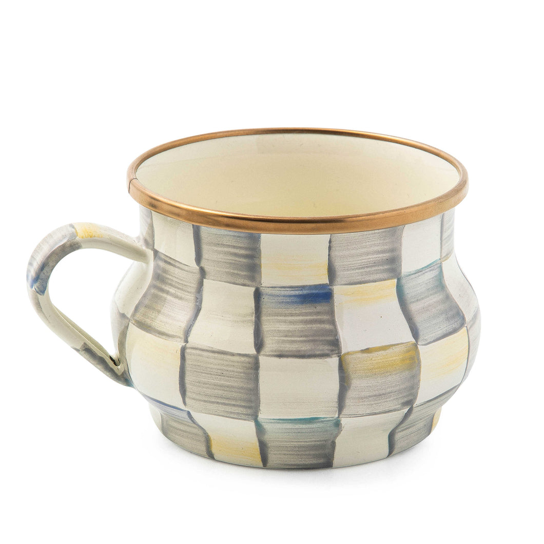 Sterling Check Teacup