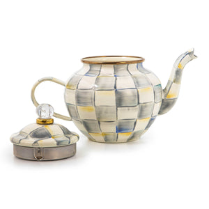 Sterling Check 4 Cup Teapot