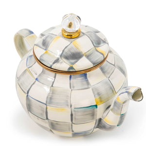 Sterling Check 4 Cup Teapot