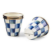 Cargar imagen en el visor de la galería, Royal Check Herb Pots, Set of 3