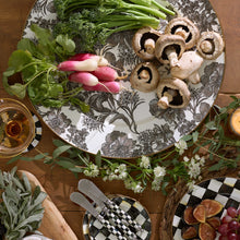 Cargar imagen en el visor de la galería, Sterling English Garden Enamel Serving Platter