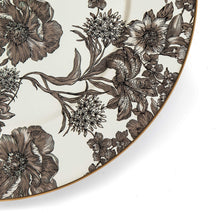 Cargar imagen en el visor de la galería, Sterling English Garden Enamel Serving Platter