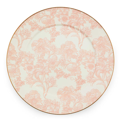 Rosy English Garden Enamel Serving Platter