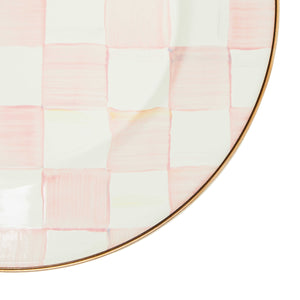 Rosy Check Dinner Plate