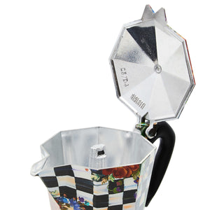 Courtly Flower Market 6 Cup Moka Pot