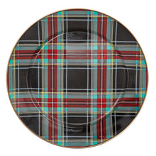 Cargar imagen en el visor de la galería, Tartan Black Charger