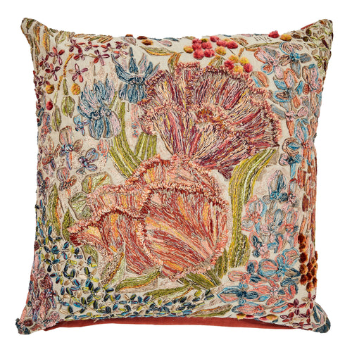 Flower Field Throw Pillow