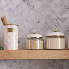Cargar imagen en el visor de la galería, Rosy Check Kitchen Canister - Small