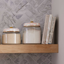 Cargar imagen en el visor de la galería, Rosy Check Kitchen Canister - Large