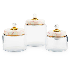 Rosy Check Kitchen Canister - Large