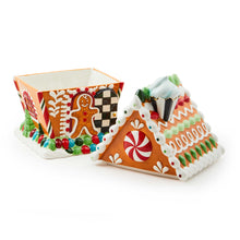Cargar imagen en el visor de la galería, Bake Shop Gingerbread House Cookie Jar