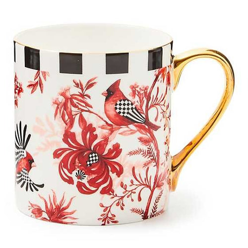 Cardinal Toile Mug